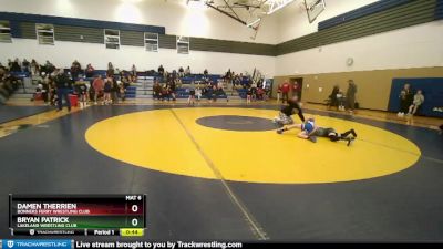 83 lbs Quarterfinal - Bryan Patrick, Lakeland Wrestling Club vs Damen Therrien, Bonners Ferry Wrestling Club