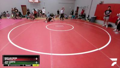 165 lbs Round 1 (6 Team) - Raylan Ross, BB Wrestling vs Amy Sorto, TMNT