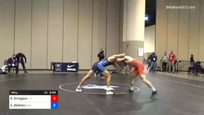 86 kg Consolation - Robert Striggow, Cliff Keen Wrestling Club vs Cade Belshay, Sunkist Kids Wrestling Club