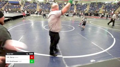 46 lbs Consi Of 8 #2 - Maverick Sena, Tnwc vs Rowyn Brethauer, Platte Valley