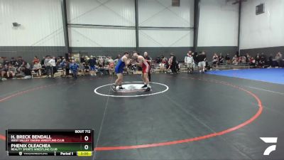 170 lbs Round 1 - H. Breck Bendall, West Valley Yakima Wrestling Club vs Phenix Oleachea, Reality Sports Wrestling Club