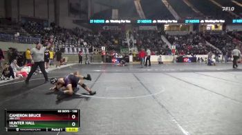 138 lbs Cons. Round 1 - Hunter Hall, Salina vs Cameron Bruce, Ark City