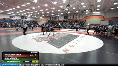 165 lbs Semifinal - Jordan Hardrick, Ohio Northern vs Ryan Vedner, Wisconsin-Whitewater