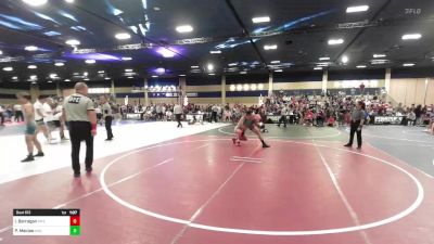 150 lbs Round Of 16 - Izak Barragan, Imperial Wrestling vs Pablo Macias, Grindhouse WC