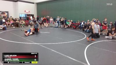 80 lbs 1st Place Match - Luke Nelson, Hard Rock vs Gabriel Daniel, Pelion Youth Wrestling