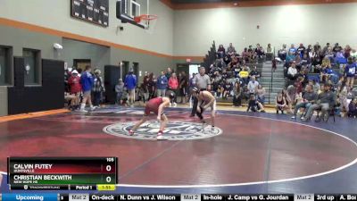 105 lbs Round 3 - Christian Beckwith, New Hope HS vs Calvin Futey, Huntsville