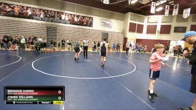 117 lbs Cons. Round 4 - Cohen Williams, Salt Lake Wrestling Academy vs Bronson Harris, Salt Lake Wrestling Academy