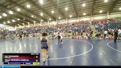 125 lbs Quarterfinal - Lily McMahon, Montana vs Teani Medeiros-Maielua, Hawaii