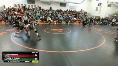 138 lbs Quarterfinal - Colson Myers, Buffalo vs Colter Fleming, Park / Sweet Grass Co