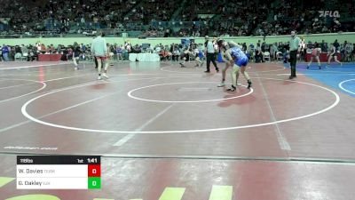 118 lbs Round Of 32 - Wesley Davies, Team Choctaw vs Gabe Oakley, Vinita Junior High