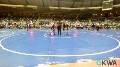 90 lbs Consi Of 8 #1 - Matthew McFadden, CCYO vs Connor Schiltz, Verdigris Youth Wrestling