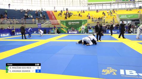 BRUNA MACÊDO DOS REIS MADEIRA vs CAROLINE AMANDA SOARES RÊGO 2024 Brasileiro Jiu-Jitsu IBJJF