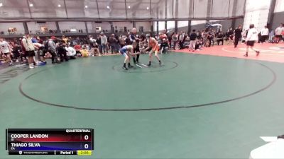 94 lbs Quarterfinal - Cooper Landon, ID vs Thiago Silva, CA