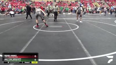 140 lbs Cons. Round 3 - Remey Perez, Lakin Wrestling Club vs Britton Wescott, El Dorado Wrestling Club