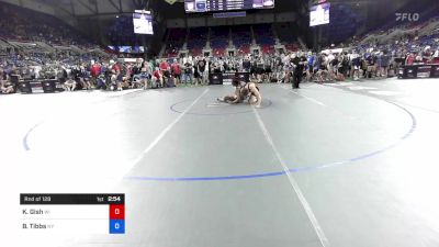 195 lbs Rnd Of 128 - Kasey Gish, Wisconsin vs Bryson Tibbs, New York