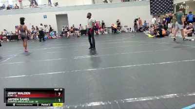 150 lbs Cons. Round 4 - Jayden Sanes, Scorpion Wrestling Club vs Jimmy Walden, GCWC