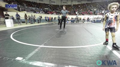 49 lbs Round Of 16 - Jasper Lockett Jr, Cowboy Wrestling Club vs Gauge Littlefield, Coweta Tiger Wrestling