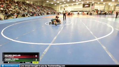 150 lbs Cons. Round 1 - Archer Sinclair, Thomas Edison vs Pierre Portes, Western Branch