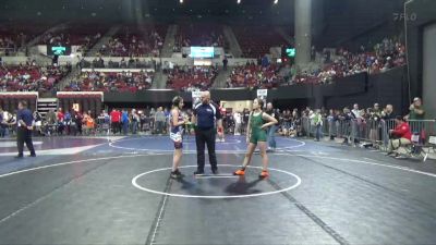 122 lbs Quarterfinal - Trinity Stoner, Bearcats Wrestling Club Helena vs Haylie Massa, Team Champs