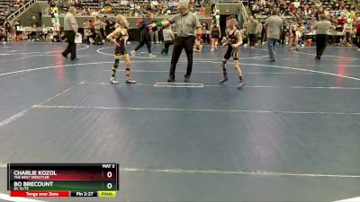 55 lbs Quarterfinal - Bo Brecount, DC Elite vs Charlie Kozol, The Best Wrestler