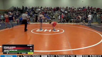 127 lbs Round 1 - Ethan Leurck, James Clemens HS vs Aidan Mcmillan, Bob Jones