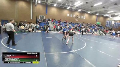 160 lbs Champ. Round 1 - Carter Bodily, Fremont Wrestling Club vs Logan Tull, Wasatch