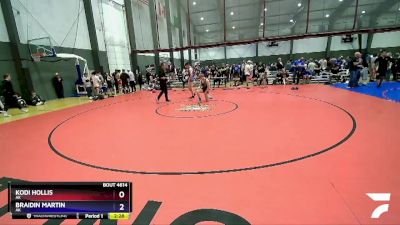 157 lbs Cons. Round 4 - Kodi Hollis, AK vs Braidin Martin, AK