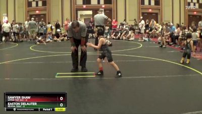 47 lbs Round 3 (4 Team) - Sawyer Shaw, Upper Twp W/C vs Easton DeLauter, Revival Gray