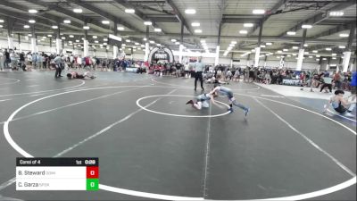 66 lbs Consi Of 4 - Benjamin Steward, Dominate WC vs Cree Garza, Spokane Wrestling