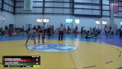 126 lbs Cons. Round 3 - Camden Herron, BeastWorks Wrestling Club vs Colton Lewis, Eastern Carolina Wrestling