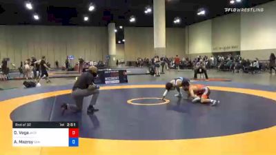 57 kg Prelims - Danny Vega, Jackrabbit Wrestling Club vs Aria Mazroy, San Francisco Wrestling Club