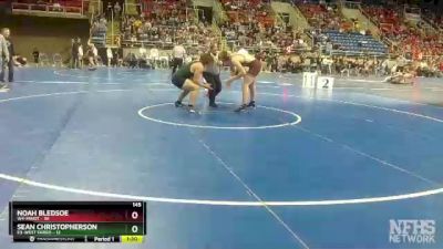 145 lbs Semis & 1st Wb (8 Team) - Noah Bledsoe, W4-Minot vs Sean Christopherson, E3-West Fargo