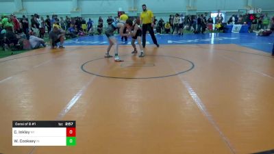 C-145 lbs Consi Of 8 #1 - Caden Inkley, NY vs Wyatt Cooksey, IN