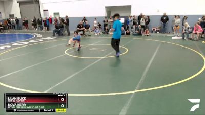 100 lbs Rr3 - Nova Kerr, Bethel Freestyle Wrestling Club vs Lilah Buck, Mat-Su Matmen