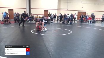 74 kg Rnd Of 32 - Anwar Alli, Beast Mode Wrestling vs Beau Mantanona, Cliff Keen Wrestling Club