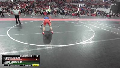 130 lbs Semifinal - Jacob Lootans Jr., Crass Trained vs Meyer Schnoor, Askren Wrestling Academy