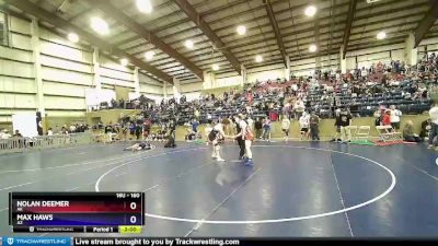 160 lbs Semifinal - Nolan Deemer, AK vs Max Haws, AZ