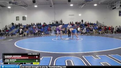 285 lbs Cons. Round 3 - Garner Simmons, University Of Wisconsin-Whitewater vs Jose Ramos, Harper College