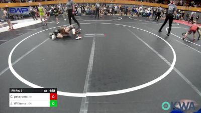 55 lbs Rr Rnd 3 - Cayden Petersen, Lions Wrestling Academy vs Judah Williams, Lions Wrestling Academy