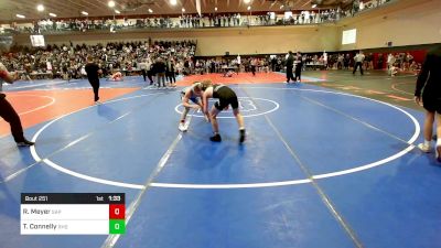 106 lbs Consi Of 16 #1 - Robert Meyer, St. Augustine Prep vs Tanner Connelly, Ridge High School