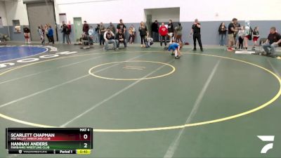 60 lbs Rr2 - Scarlett Chapman, Mid Valley Wrestling Club vs Hannah Anders, Fairbanks Wrestling Club