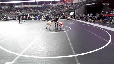 55 lbs Quarterfinal - Kamdynn Parker, East Kansas Eagles vs Alonzo Jr Pineiro, Iron Knights