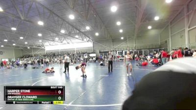 102 lbs Semifinal - Drayger Cloward, Uintah Jr High Wrestling vs Harper Stone, 208 Badgers