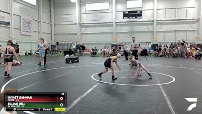 68 lbs Finals (2 Team) - Wyatt Samhan, Forge vs Elijah Hill, 84 Athletes