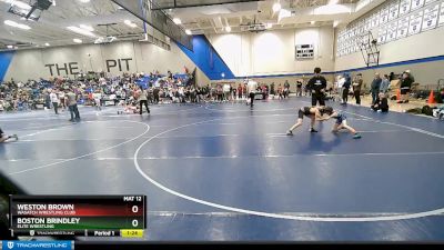 73 lbs Semifinal - Boston Brindley, Elite Wrestling vs Weston Brown, Wasatch Wrestling Club