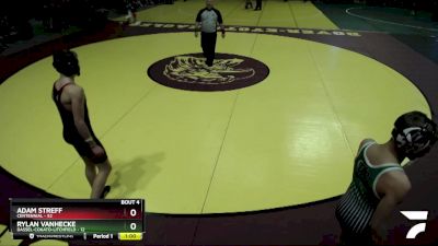 130 lbs Quarterfinals (8 Team) - Rylan VanHecke, Dassel-Cokato-Litchfield vs Adam Streff, Centennial