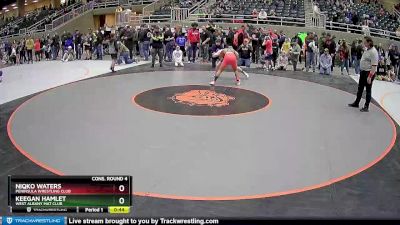 135 lbs Cons. Round 4 - Niqko Waters, Peninsula Wrestling Club vs Keegan Hamlet, West Albany Mat Club