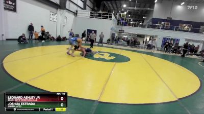 160 lbs Quarterfinal - Leonard Ashley Jr, Beach Boyz Wrestling Club vs Joshua Estrada, Unaffiliated