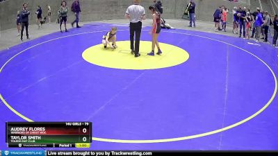 79 lbs Round 2 - Audrey Flores, Warriors Of Christ WOC vs Taylor Smith, Toledo Mat Club