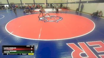 149 lbs Cons. Round 2 - Lucio Morgan, UW-Whitewater vs Lucas Regnier, Concordia